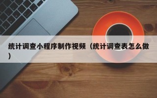 白银统计调查小程序制作视频（统计调查表怎么做）