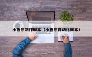 白银小程序制作脚本（小程序自动化脚本）